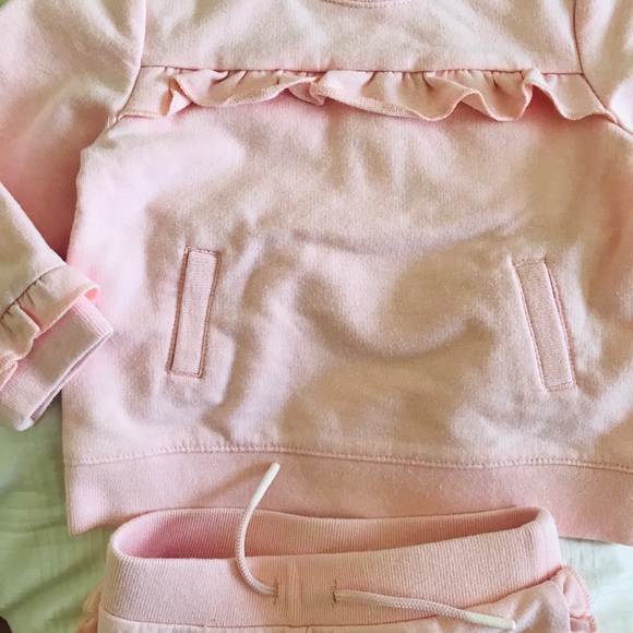 Janie and Jack girls jogger set - Picture 6 of 8